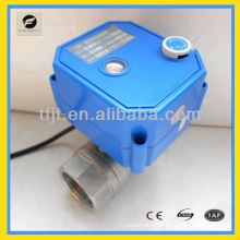 CWX-25S 1" Stainless Steel 304 AC/DC9-24V motor ball ON-Off valve with manual override operation